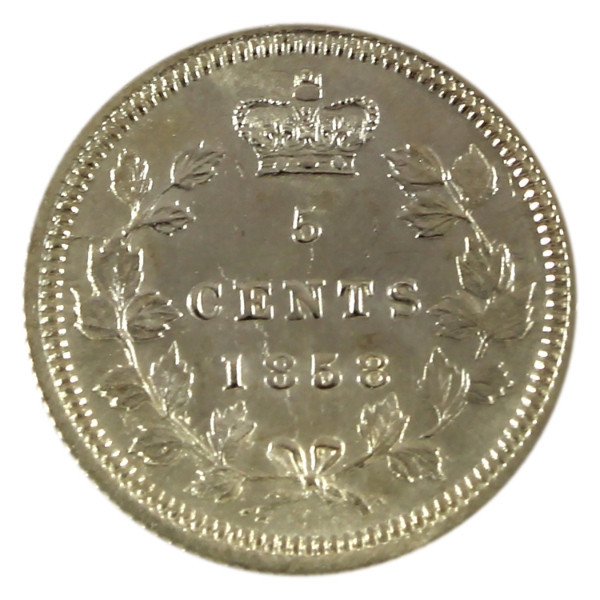 5-cent 1858 Large Date RP1 Brilliant UNC