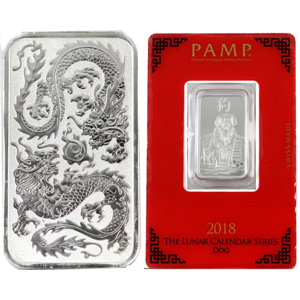 1oz 10g Lot Total! 2018-2020 Silver Bars. 2pcs. (Tax Exempt)