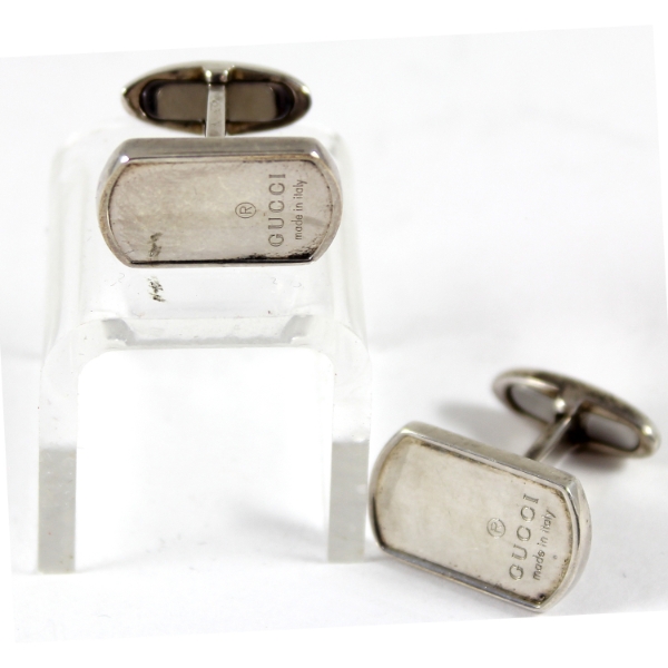 Sterling Silver Gucci Cufflinks