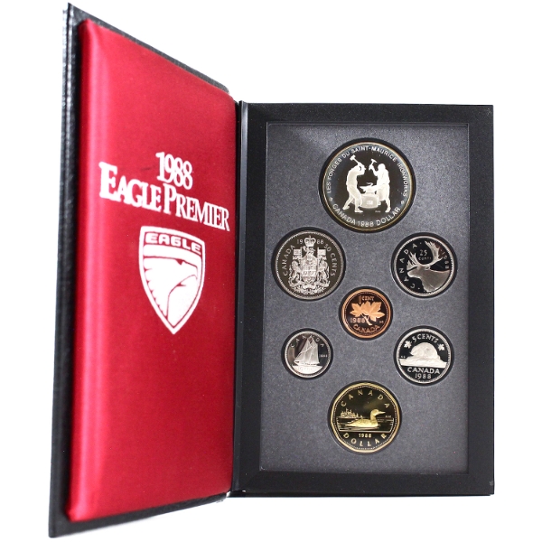 1988 Special Chrysler Eagle Premier Proof Double Dollar Set