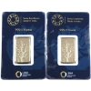 Image 1 : 2x 10g MMTC-PAMP Banyan Tree .9999 Fine Silver Bars in Assay Cards. 2pcs.  (Tax Exempt)