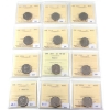 Image 1 : 5-cent 2010-2024 Bulk Collection of Nickels. ICCS MS65. 12pcs.