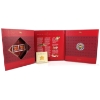 Image 1 : 1998 $15 Lunar-Year of the Tiger Sterling Silver and Gold Plated Cameo Coin & Stamp Set
