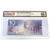 Image 1 : RADAR BC-68b-N1-iii 2005 $10 4 Digit RADAR BCS GEM UNC65 Original Jenkins-Carney SN: BFC3047403 