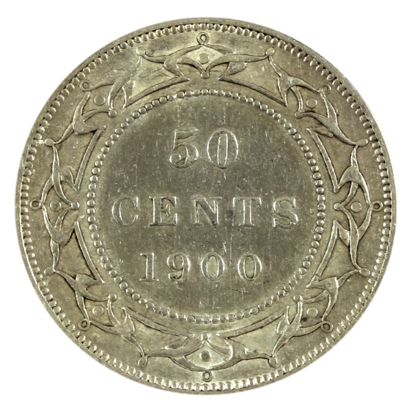 Newfoundland 50-cent 1900 EF-AU