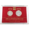 Image 2 : Iceland Sterling Silver 1974 2-Coin Set