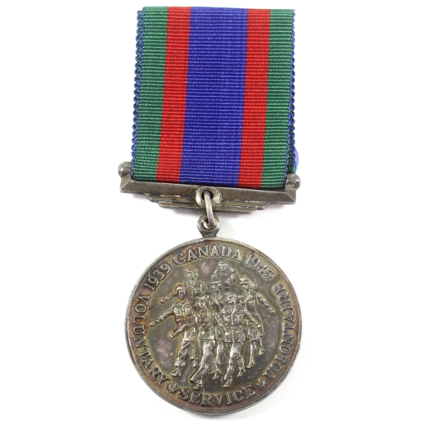 1939 Canadian Volunteer Service Medal 1.342oz-Silver, 35mm