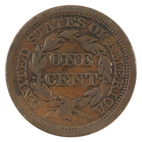 USA 1849 1-cent VF