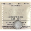 Image 1 : 5-cent 1893 ICCS MS63
