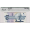 Image 1 : BC-56c 1986 $5 Legacy Superb Gem UNC67 PPQ Bonin-Thiessen SN: GPD3316054