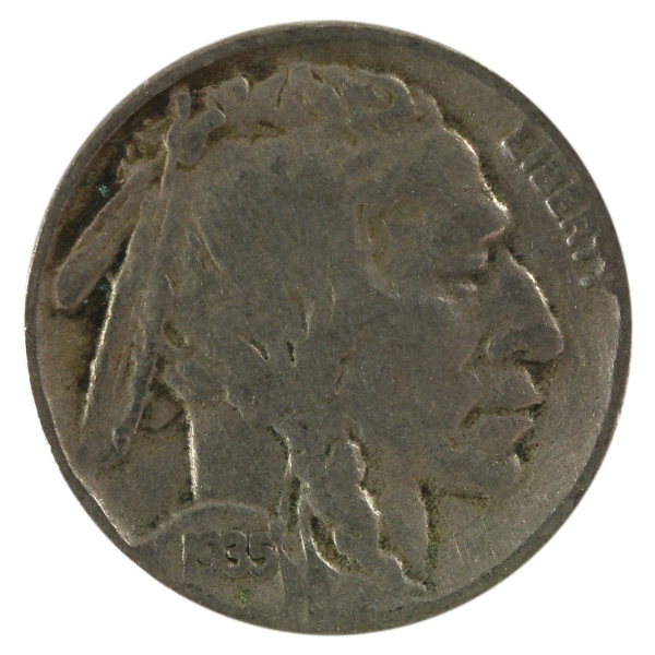 ERROR USA 1935 Nickel Double Date