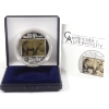 Image 1 : Cook Islands Silver 2013 $5 Albrecht Durer Rhinoceros Old Master Prints w/ Etched Copper Inlay