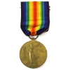 1914-1918 WWI Victory Medal w/ Original Ribbon Named: 15618 SJT. A. Wakeman. L.S.H. -R.C.-