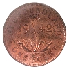 Image 3 : Newfoundland 1-cent 1942 ICCS MS65 Red. Beautiful Coin with Radiant Fields