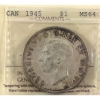 Image 1 : Silver $1 1945 5/5 ICCS MS64