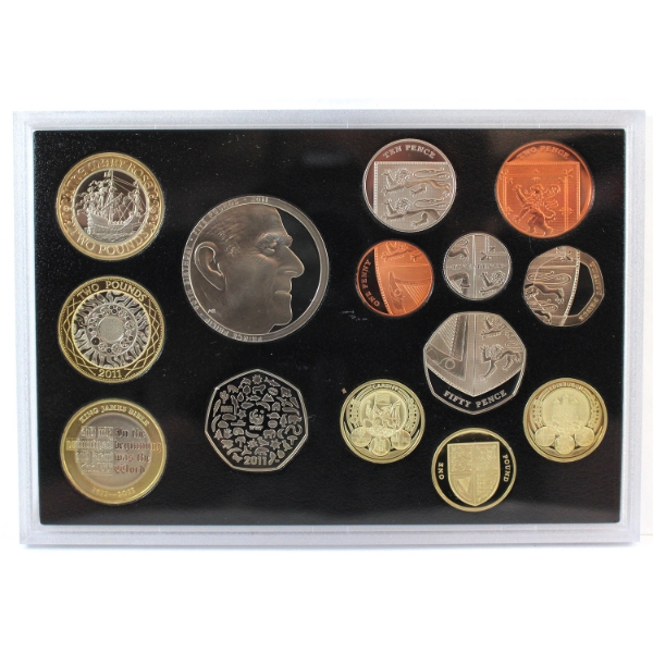 United Kingdom 2011 14-Coin Proof Set Issued by The Royal Mint 