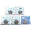 Image 2 : 25-cent 1969-1973 CCCS MS65. 5pcs.