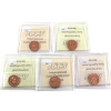 Image 2 : 1-cent 1967, 1968, 1969, 1970, & 1971 ICCS PL66 Red HC. 5pcs.