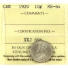 Image 1 : 10-cent 1929 ICCS MS64