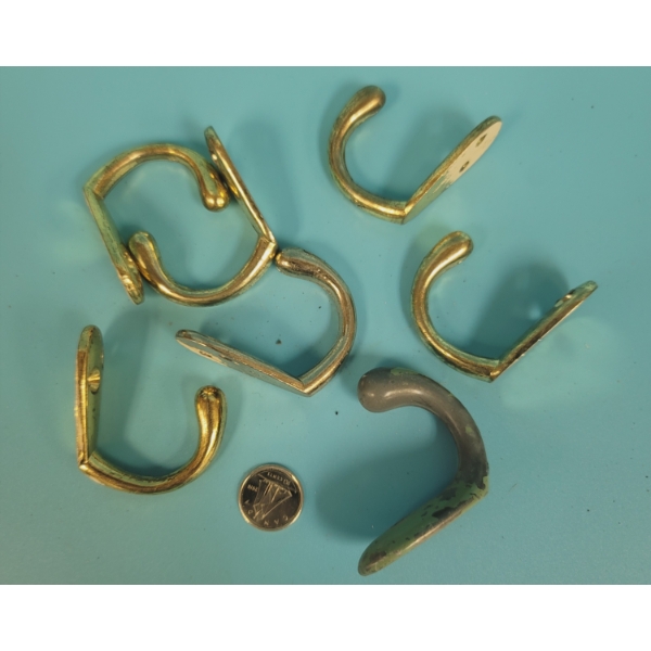  Assorted Coat Hooks