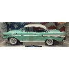 Image 1 : ERTL American Muscle 1957 Chevy Bel Air Sport Coupe  1/18 Scale never out of box