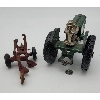 Image 5 : ANTIQUE 1930s ARCADE CAST IRON Oliver 70 Crop Row Farm Tractor and Arcade Oliver Farm Tractor imple