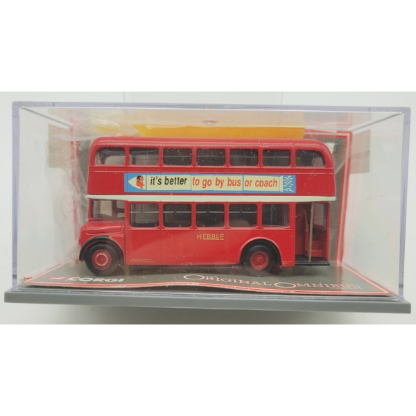 Corgi Toys HEBBLE HALIFAX & BRADFORD AEC Regent V Bus with Original Box