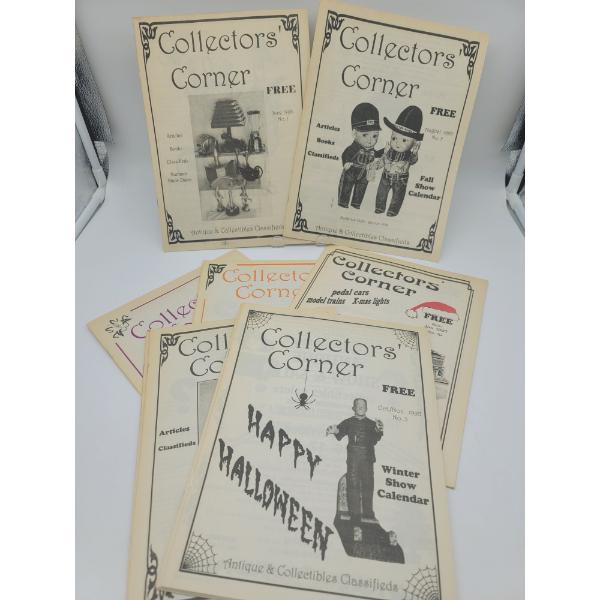 FIRST 10 ISSUES OF COLLECTORS CORNER MAGAZINE 1995
