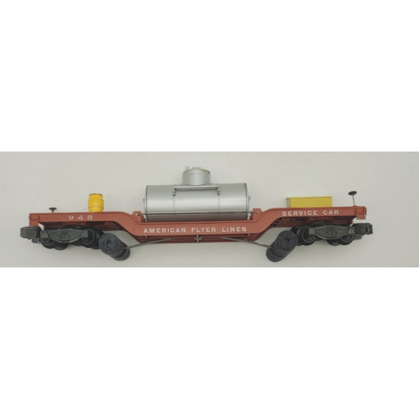 American Flyer Service Track Cleaning Car Good Condition