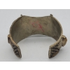 Image 3 : NAVAJO Tino Watch with Amber Stones Metal Bracelet Cuff Possible Silver