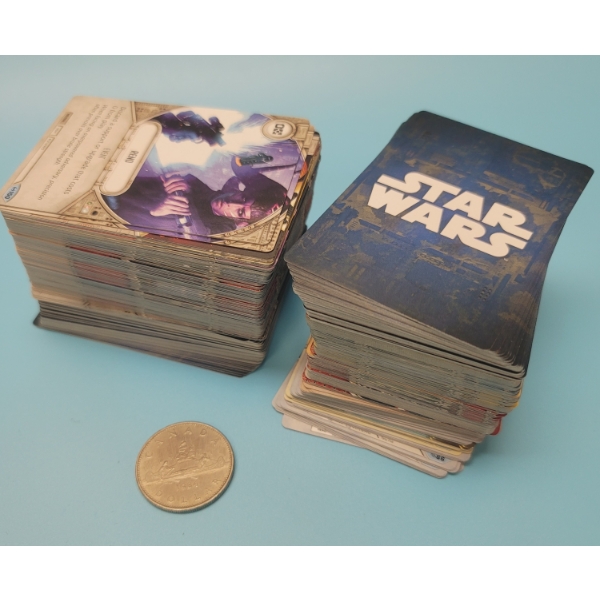 LARGE PILE of STAR WARS TRADING CARDS