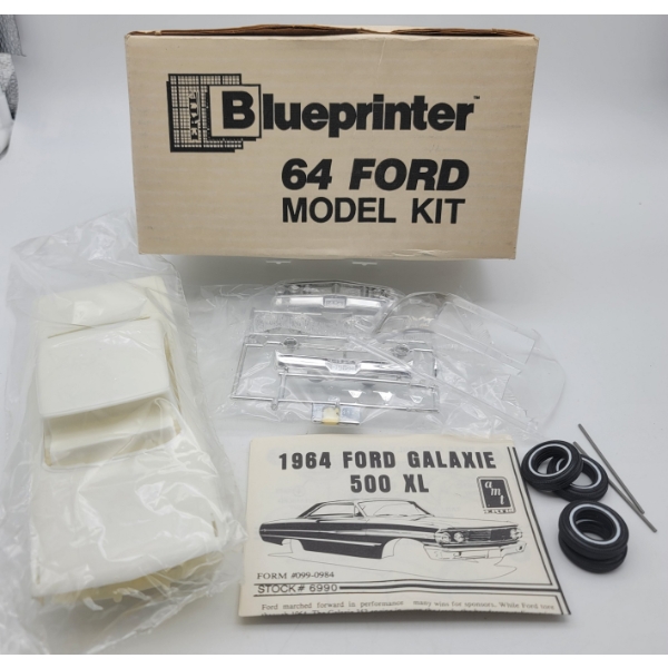 ERTL AMT Blueprinter 1964 Ford Galaxie 500 XL Model Kit Sealed 1/25 Scale  