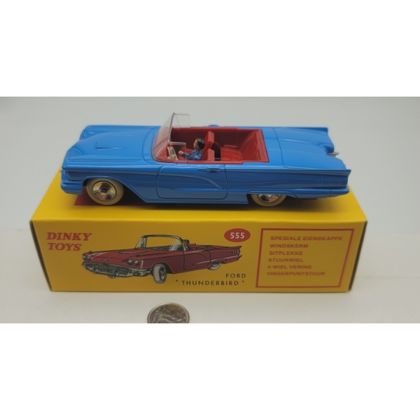 Dinky Toys Atlas FORD THUNDERBIRD CONVERTIBLE in Original Box