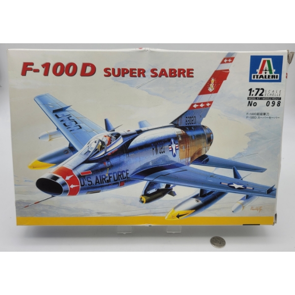  ITALERI F - 100D Super Sabre Fighter/ Bomber Model Kit 1/72 Scale