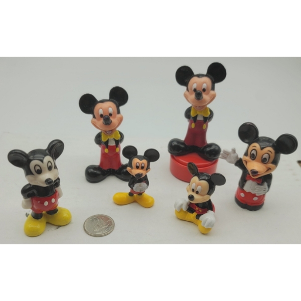 6 MICKEY MOUSE DISNEY FIGURES