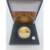 Image 2 : KING CHARLES III 24K GOLD PLATED COIN w/Certificate in Presentation Case 