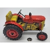 Image 2 : Tin Toy Zetor Clockwork Wind Up Tractor with Gear Shift