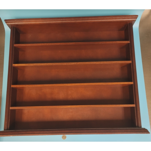 Very Nice Display Shelf Unit 21" x 18" x  3"