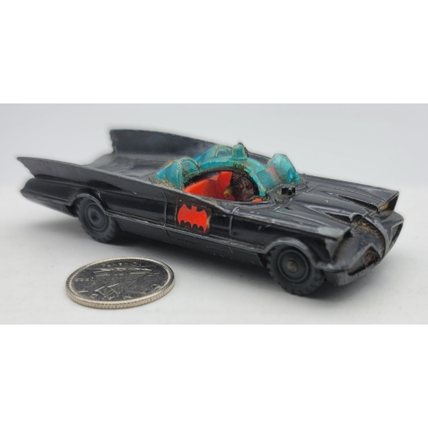 RARE Vintage HUSKY TOYS BATMAN"S BATMOBILE