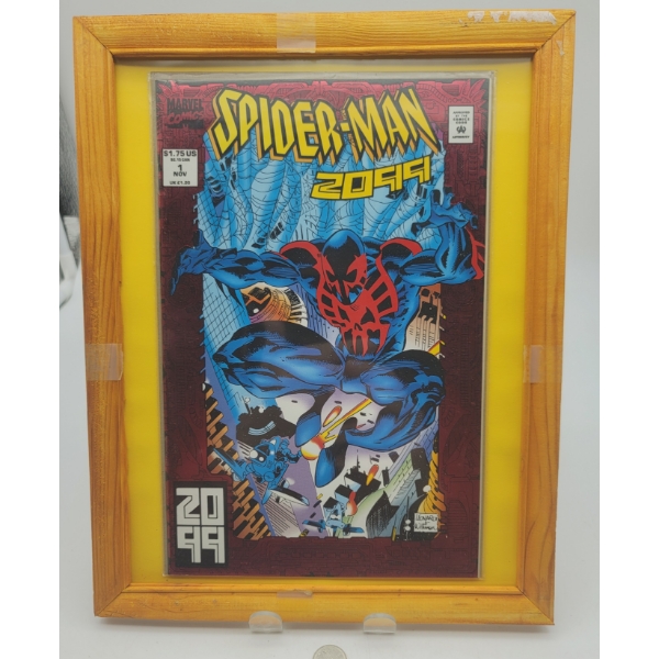 MARVEL SPIDERMAN 2099 COMIC SEALED and FRAMED