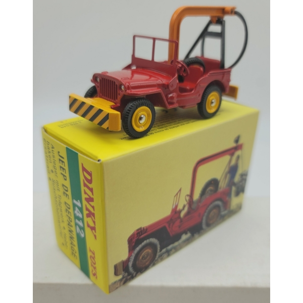 Dinky Toys Atlas JEEP DE DEPANNAGE in Original Box