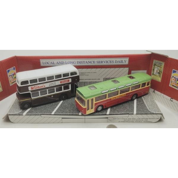 Corgi Toys The Capital & Highlands Bus Set EDINBURGH & GLASGOW with Original Box