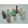 Image 1 : 8 MINITURE GLASS BOTTLES