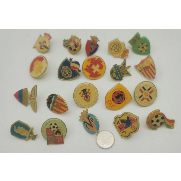 20 DIFFERENT SOCCER PINS