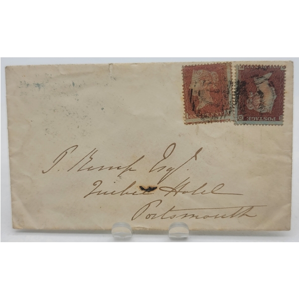 2  GB Penny Red's on Envelope 