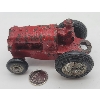Image 3 : Vintage Arcade Toys Cast Iron Tractor with Rubber Balloon Wheels nice shape