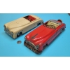 Image 2 : 2 Tin Toy Cars  Good for Parts Clock Work Motors Made in US Zone Germany