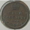 Image 1 : GB 1844 1/2 FARTHING COIN used in Ceylon 