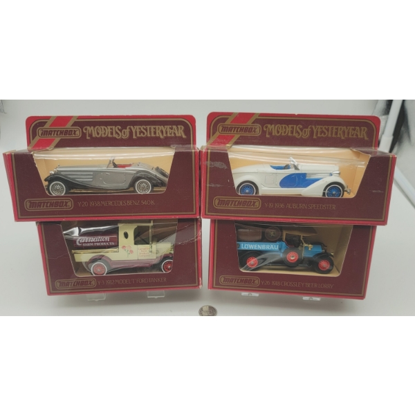 4 MODEL DIECAST VEHICLES in Original Boxes