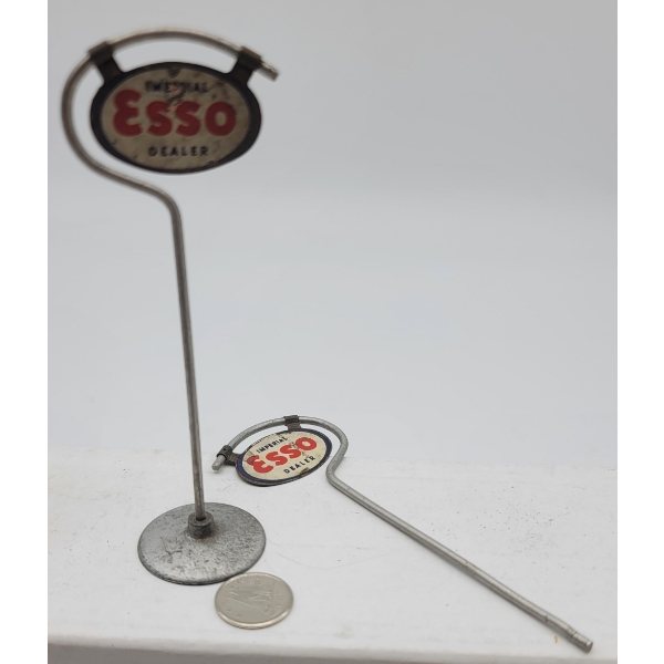 2 ESSO Garage Signs 1 has Base great for display purposes